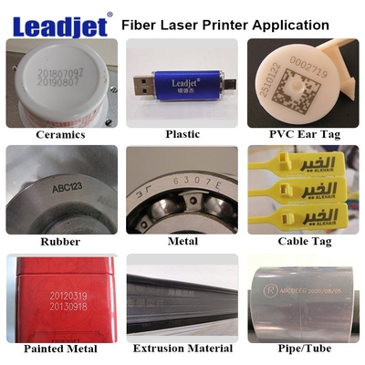 Industrielle tragbare Lasermarkierung und -Graviermaschine für Aufkleber Leadjet Soem-ODM